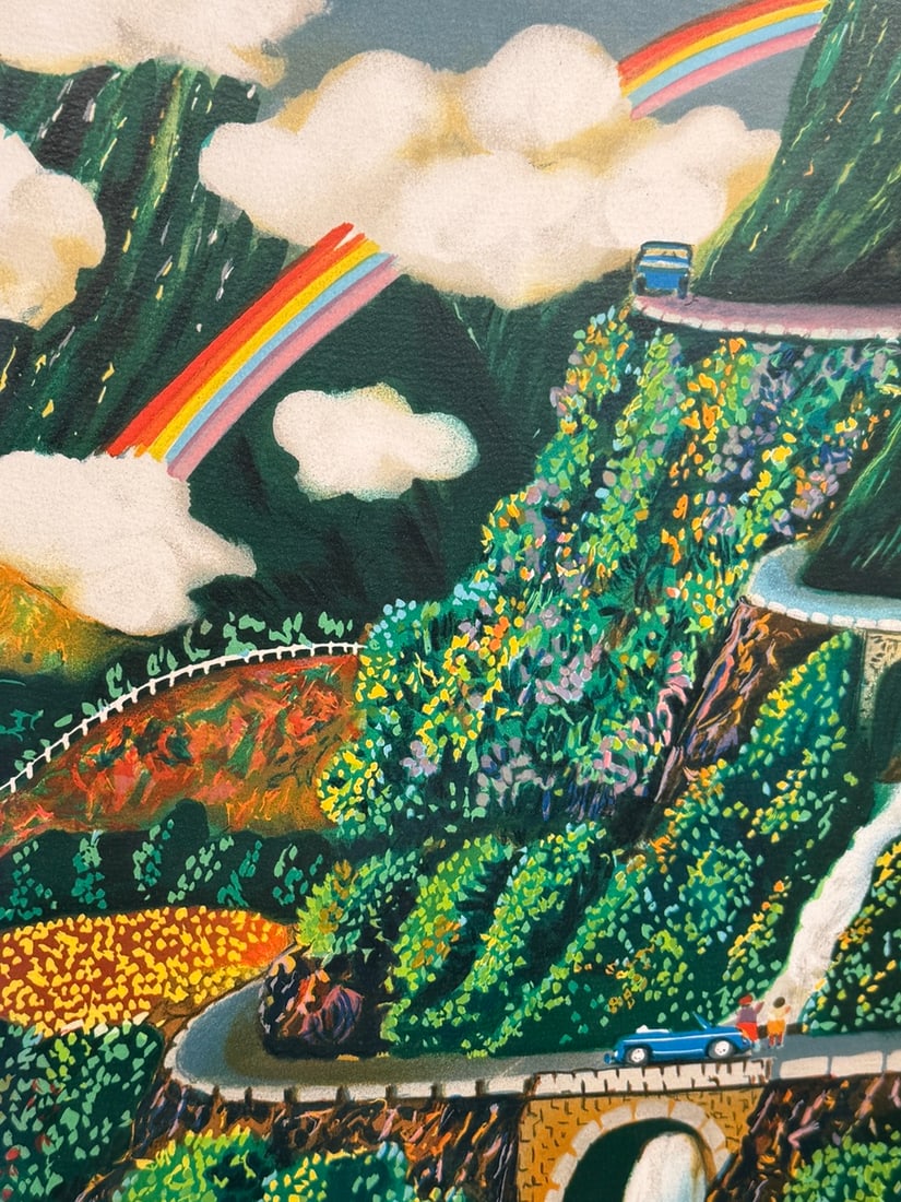 Guy Buffet "Chasing Rainbows" Serigraph on paper - 5
