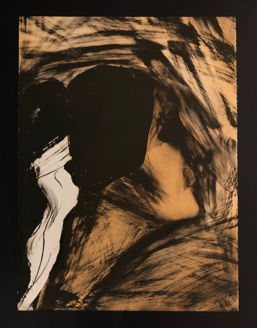 R.C. Gorman "Angelina" Signed Original Stone Litho LE (1974) - VERY RARE (1 of 6)