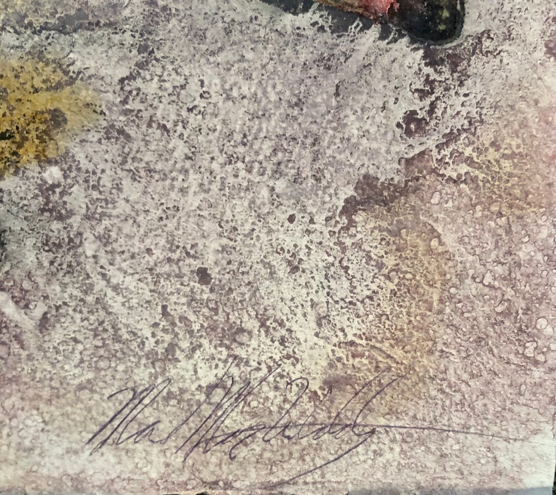 Mark MacQuiddy Signed Original Watercolor - 2