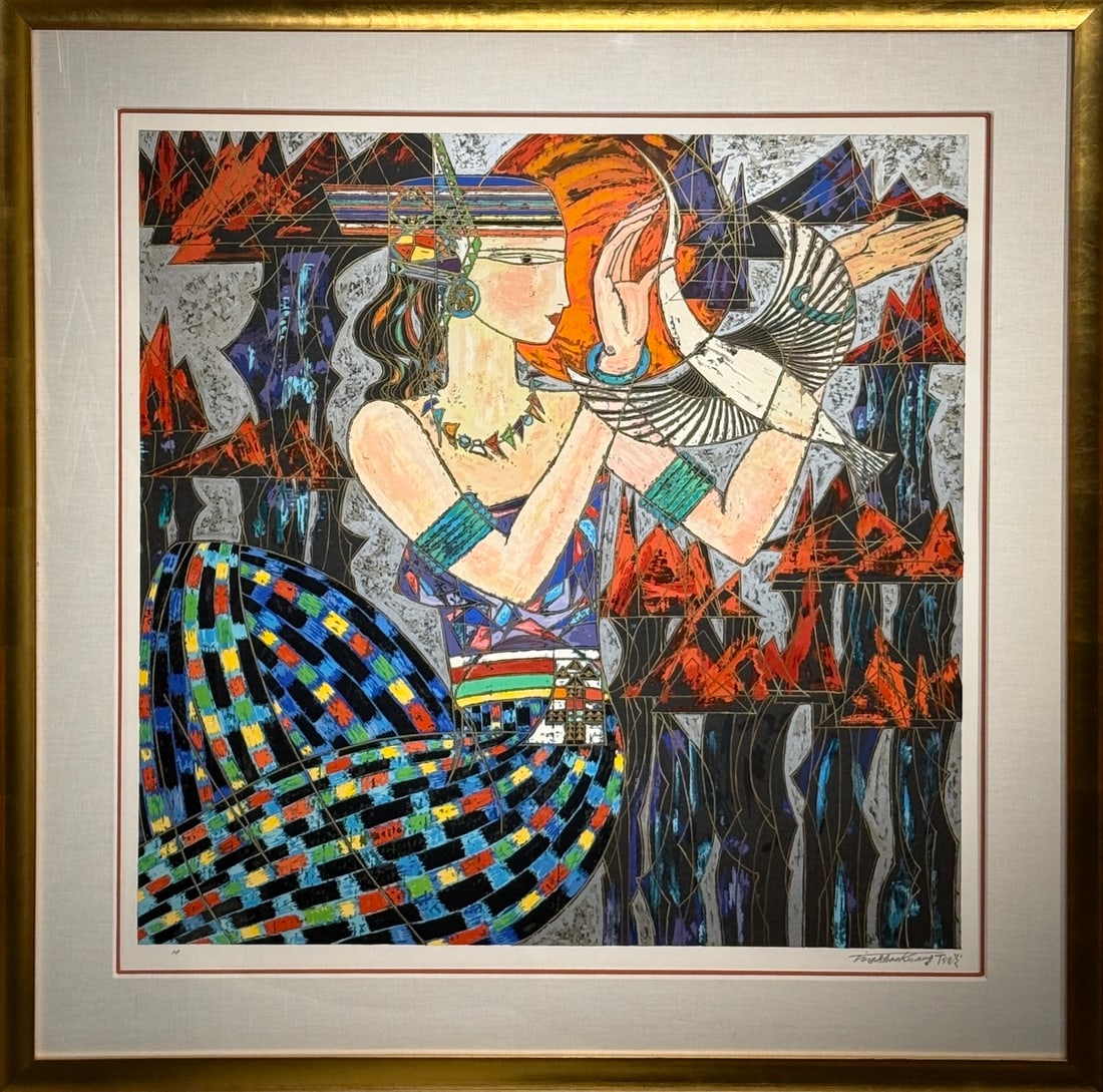 Ting Shao Kuang "Ashima At Sunrise" AP Serigraph on Paper (1 of 8)