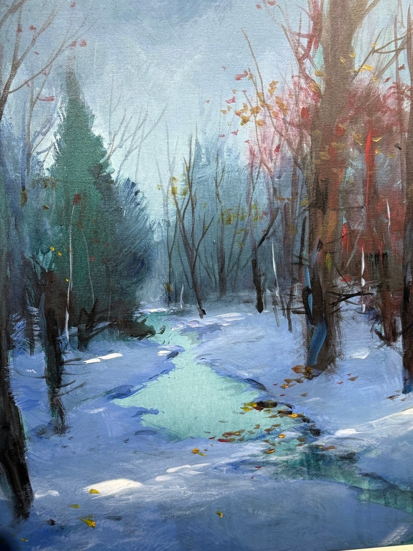 Michael Schofeild "Muted Sky" (Winter scene) Original - 3