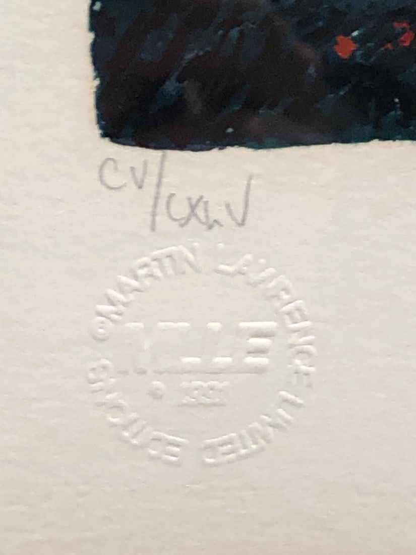 Mark King "Ike's Pond" Signed Serigraph LE - 5