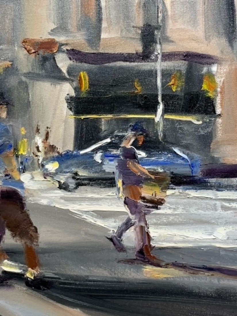 Jorn Fox Impressionist Signed Original Oil on Canvas - 5