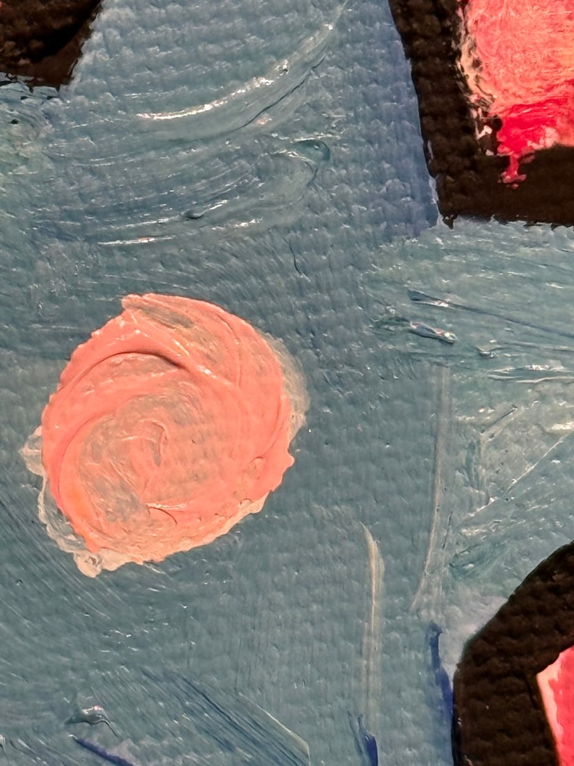 Michael Ibey "Bubblegum Bombshell" Original Mixed Media - 4