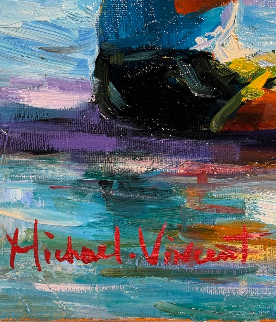 Michael Vincent Original "Beach Party For Three" - 3