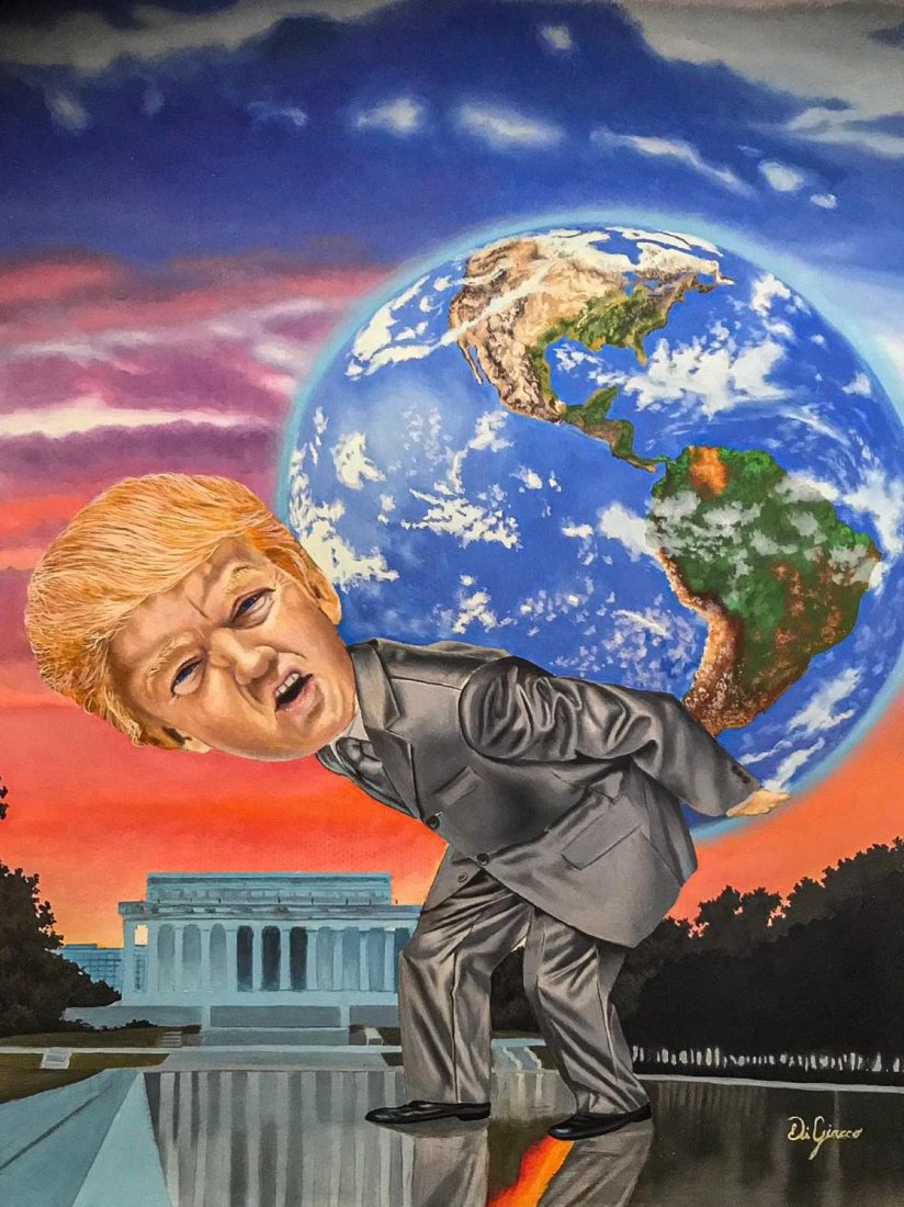 Gravity Original Oil Painting  by Tom DiGiacco (1 of 2)