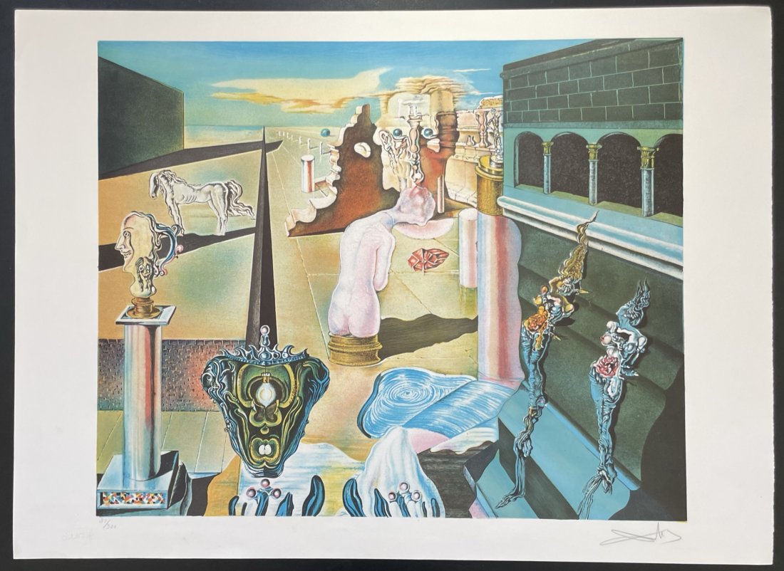 Salvador Dali........Temptation of St Anthony: Salvador Dali was one of the most iconic painters of the Twentieth Century, with a range of imaginative, striking and surrealist work. His repertoire was influenced by classical Renaissance masters, b