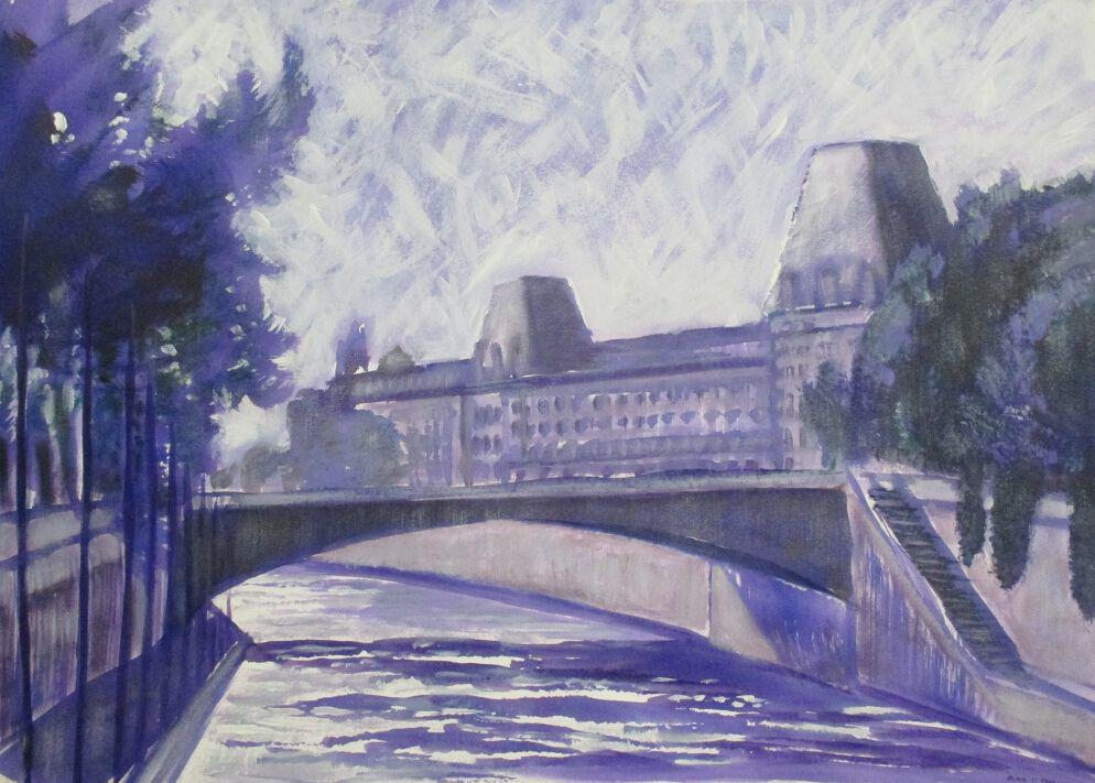 Untitled ID 7055, an Original Acrylic by Blair Paul (1 of 1)