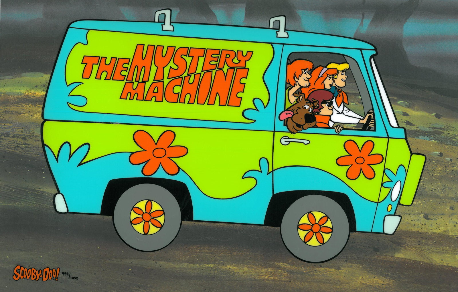 Mystery Machine, Hanna-Barbera Limited Edition Giclee (1 of 1)