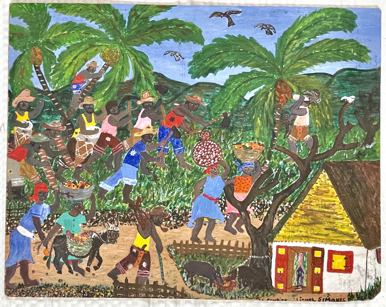 Haitian Artwork by Artist Lionel Simonis (1 of 1)