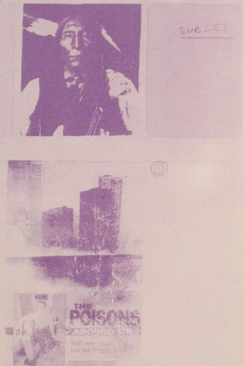 Native American Plate XVI Poisons, Carl Beam: Carl Beam Lithograph Native American Titled Plate XVI Poisons is a native man and a newspaper article titled The Poisons””. Measuring 48.5 x 32