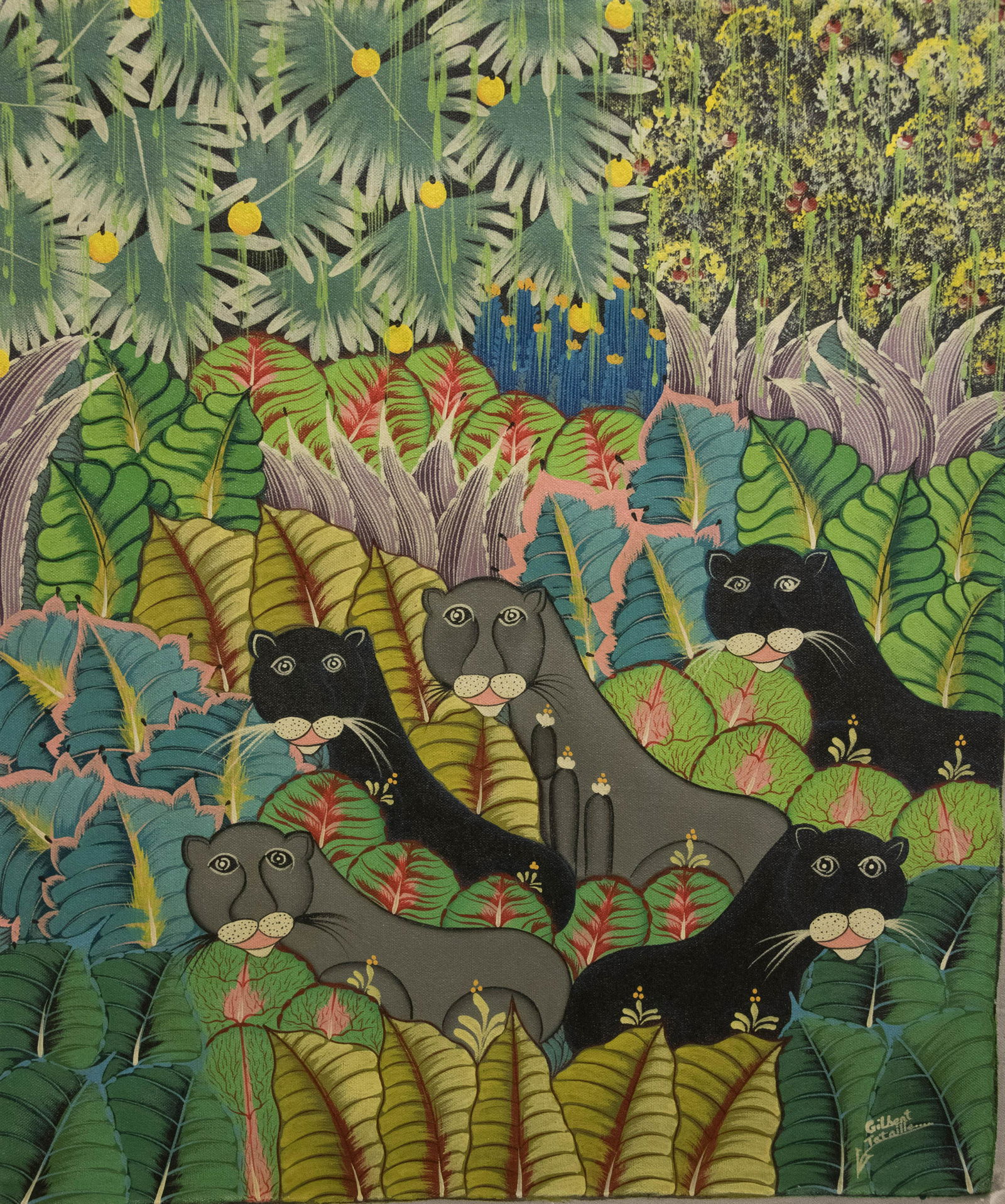 Haitian Painting by Gilbert Tataille (1 of 1)