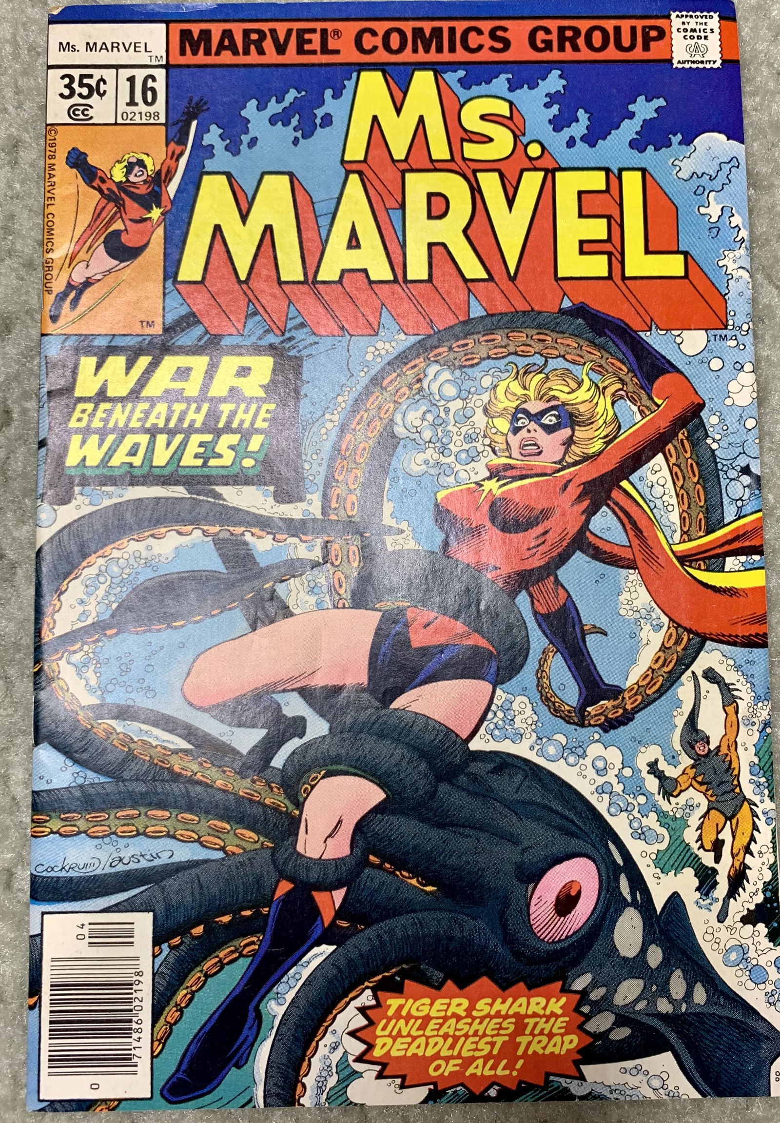Ms. Marvel Comic Book Iss 16 1977 (1 of 3)