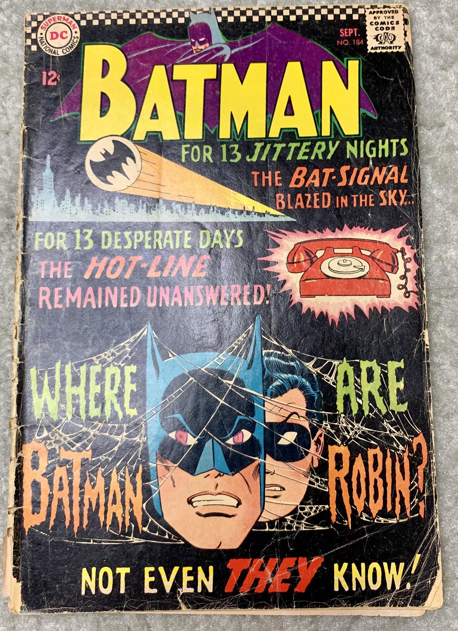 Batman Comic Book Iss 184 1940 (1 of 3)