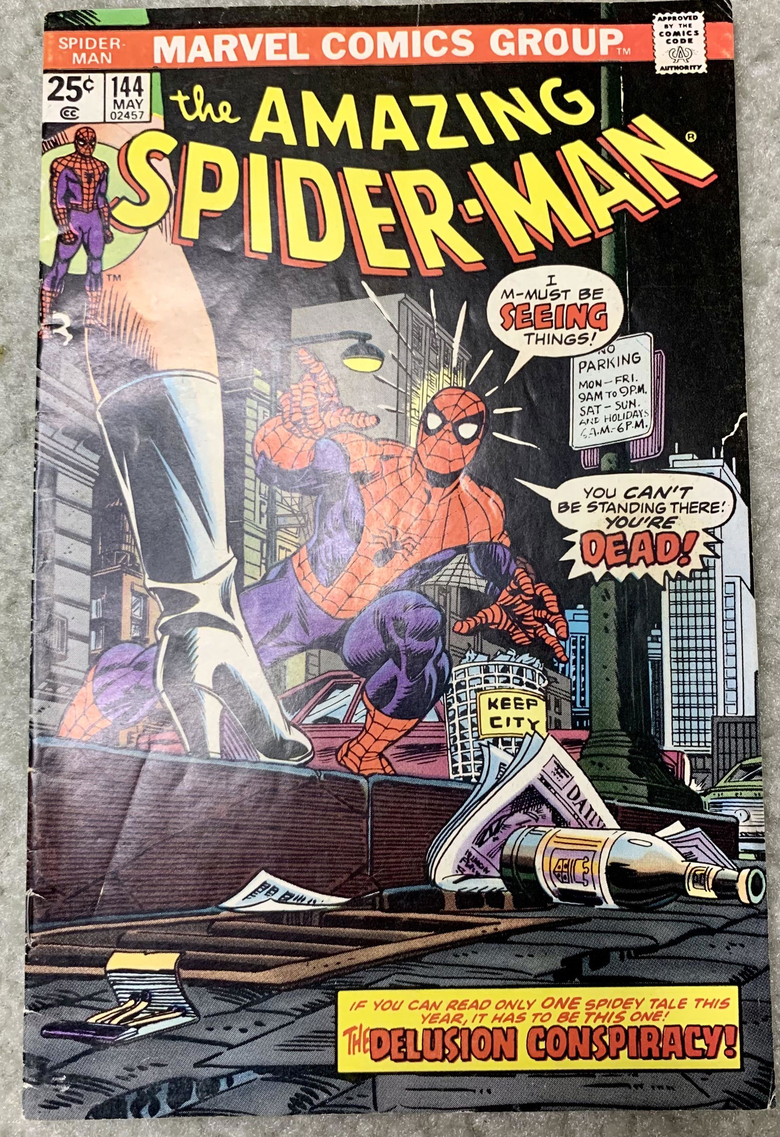The Amazing Spider–Man Comic Book Iss 144 1963 (1 of 3)