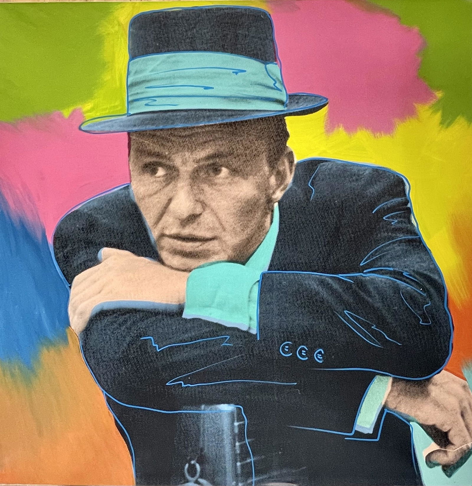 Frank Sinatra with Crossed Arms by Steve Kaufman (1 of 1)