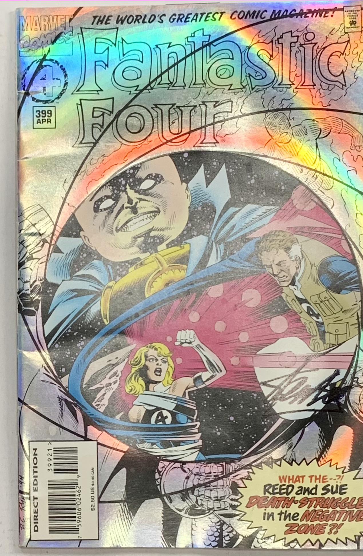 Signed Fantastic Four Comic Book Iss 399 1961 (1 of 3)