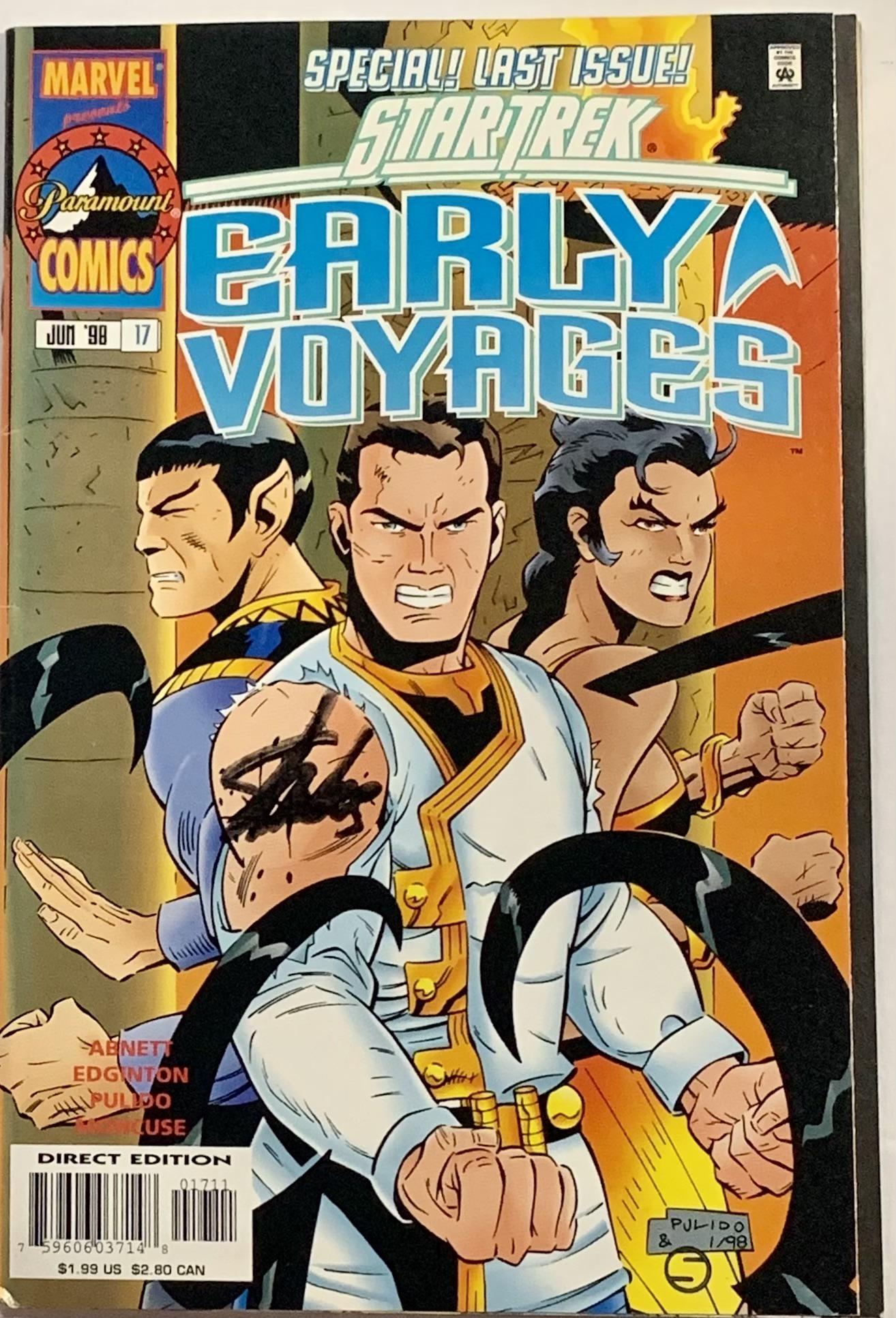 Signed Star Trek–Early Voyages Comic Book Iss 17 (1 of 3)