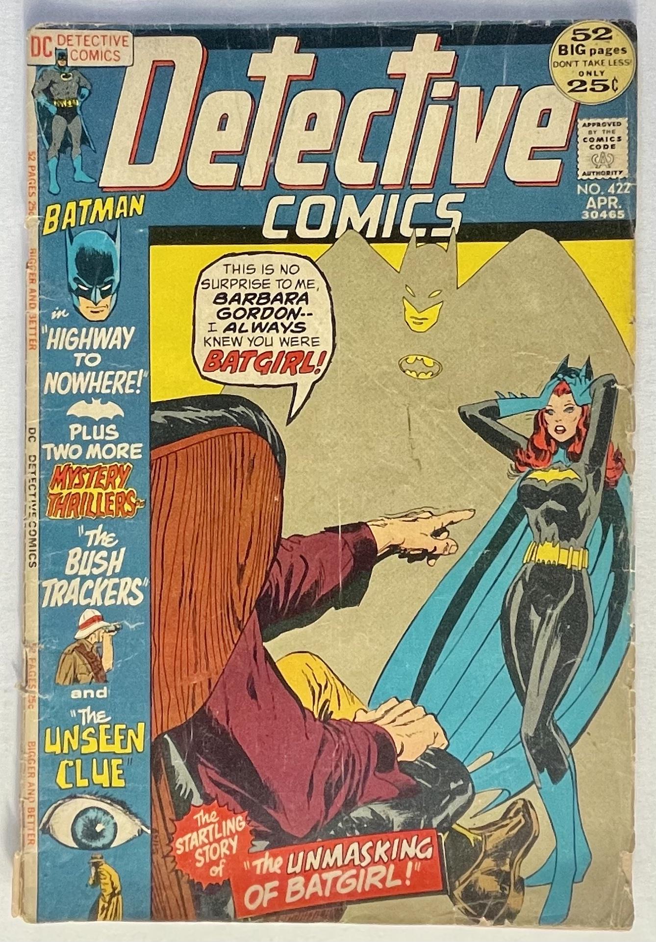 Detective Comics Comic Book Iss 422 1937 (1 of 3)
