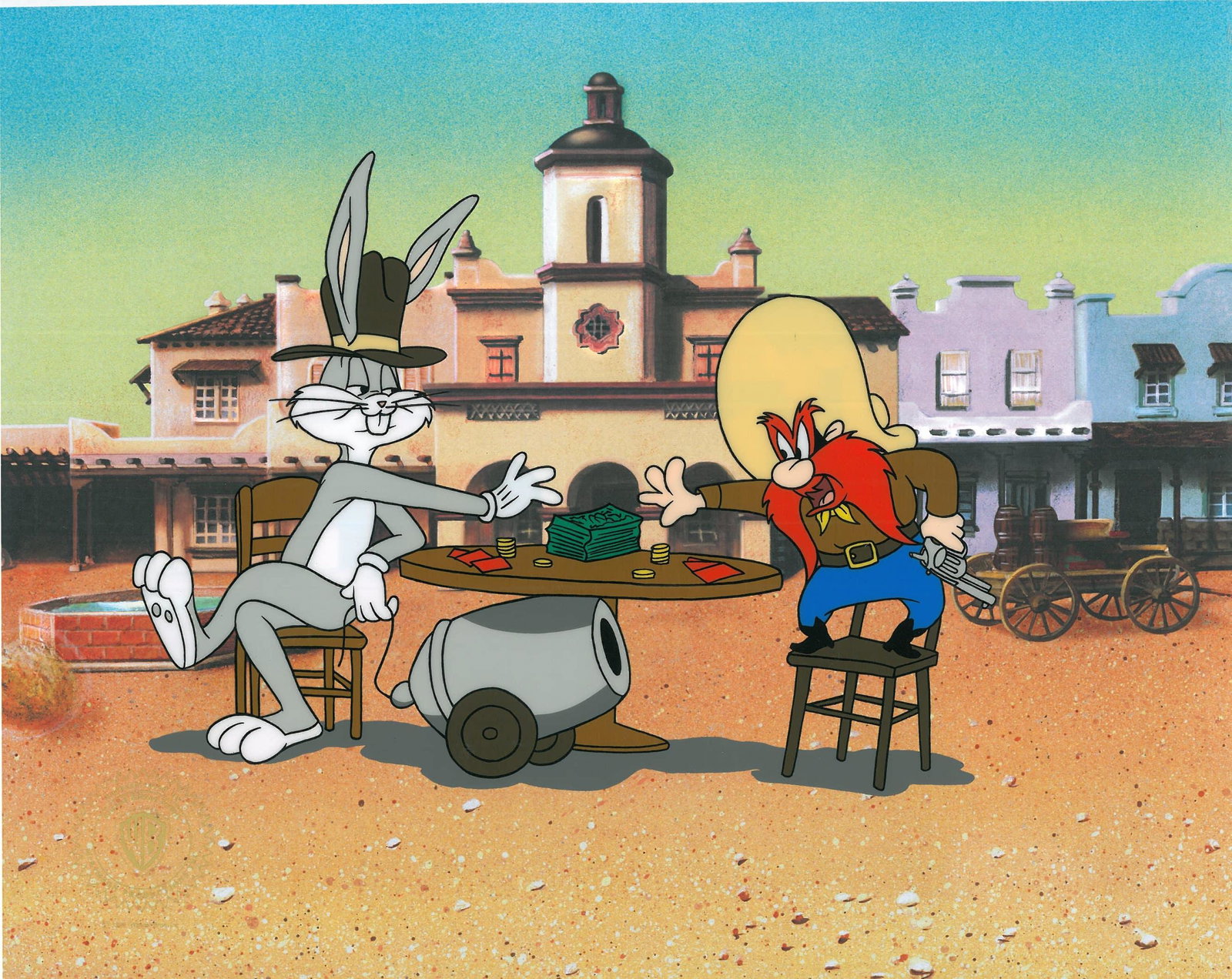 Warner Bros Loaded Hands Sericel (1 of 1)