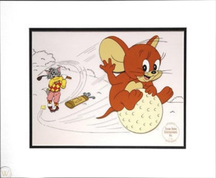 Tom and Jerry Goes For A Ride Sericel (1 of 1)