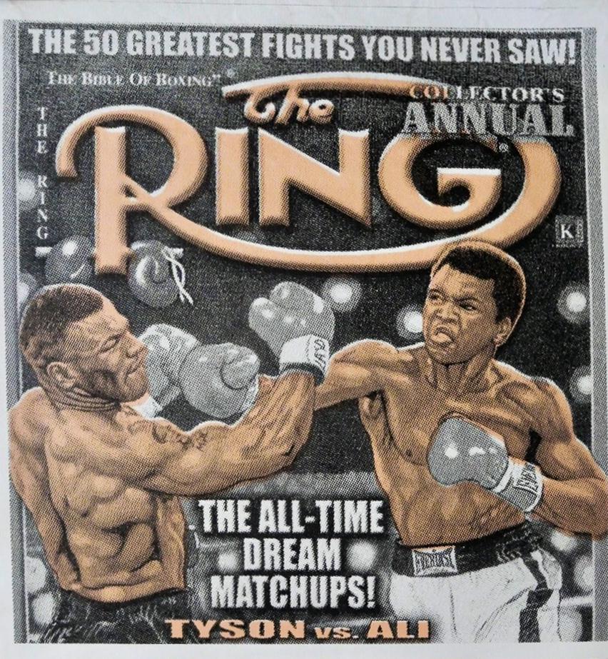 Tyson vs Ali The Ring by Steve Kaufman (1 of 1)