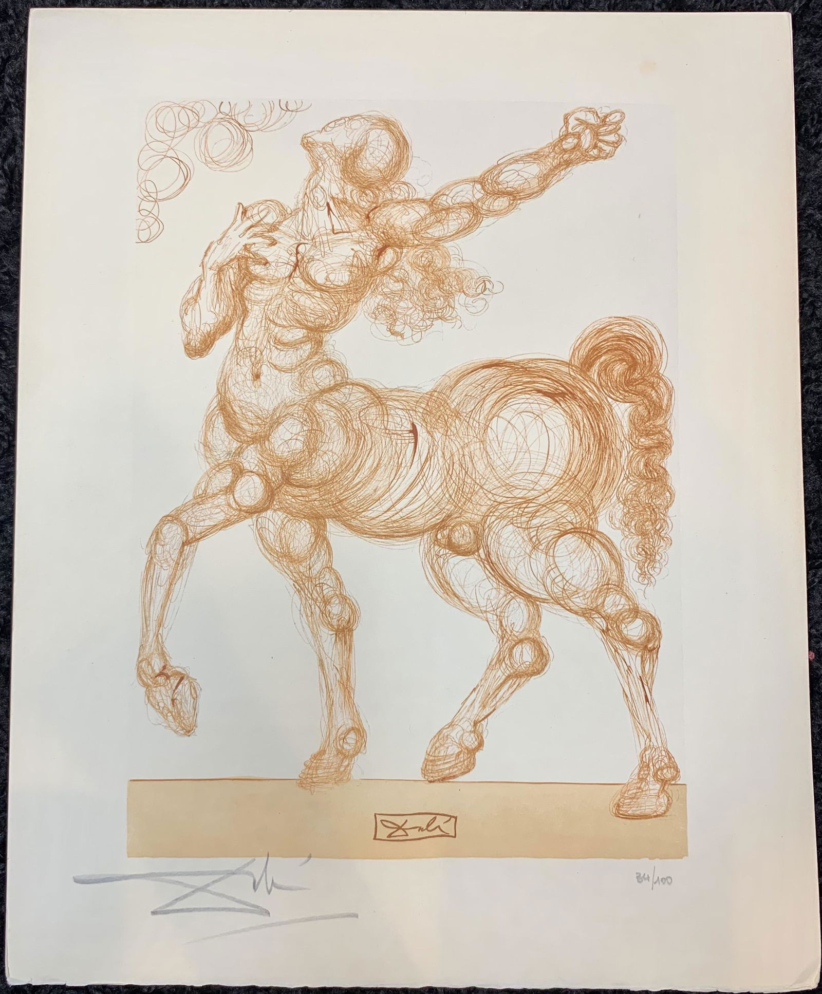 Divine Comedy Canto 26 Hell by Salvador Dali (1 of 1)