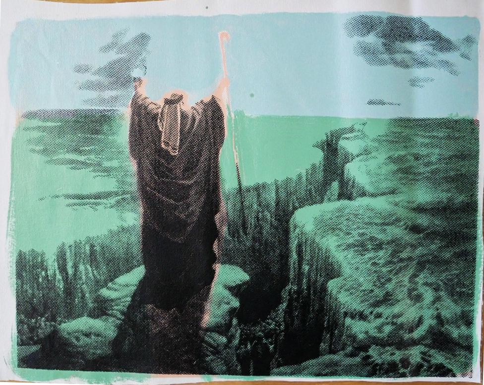 Moses by Steve Kaufman (1 of 1)