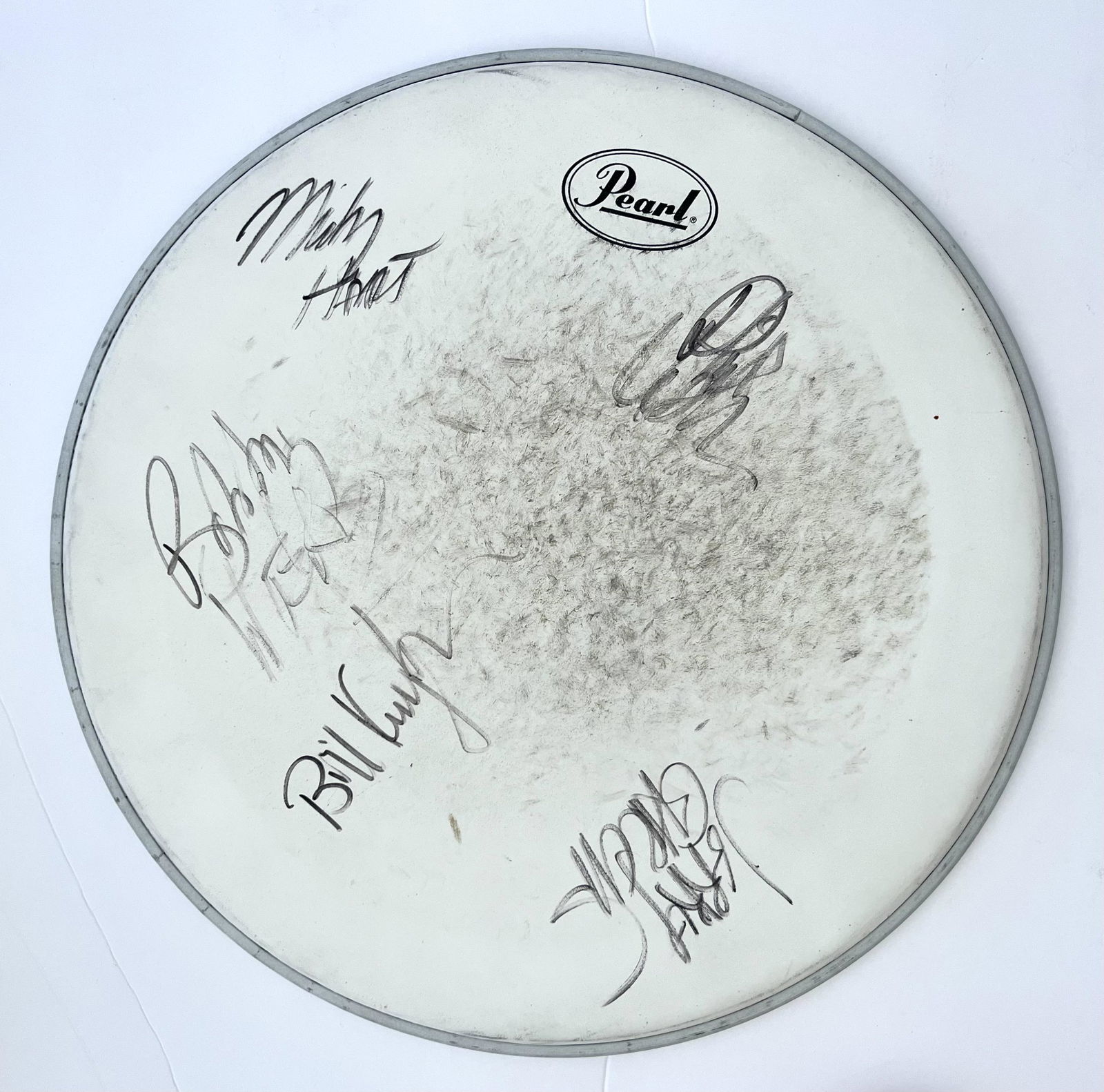 Grateful Dead Jerry Garcia Signed Drumhead (1 of 1)