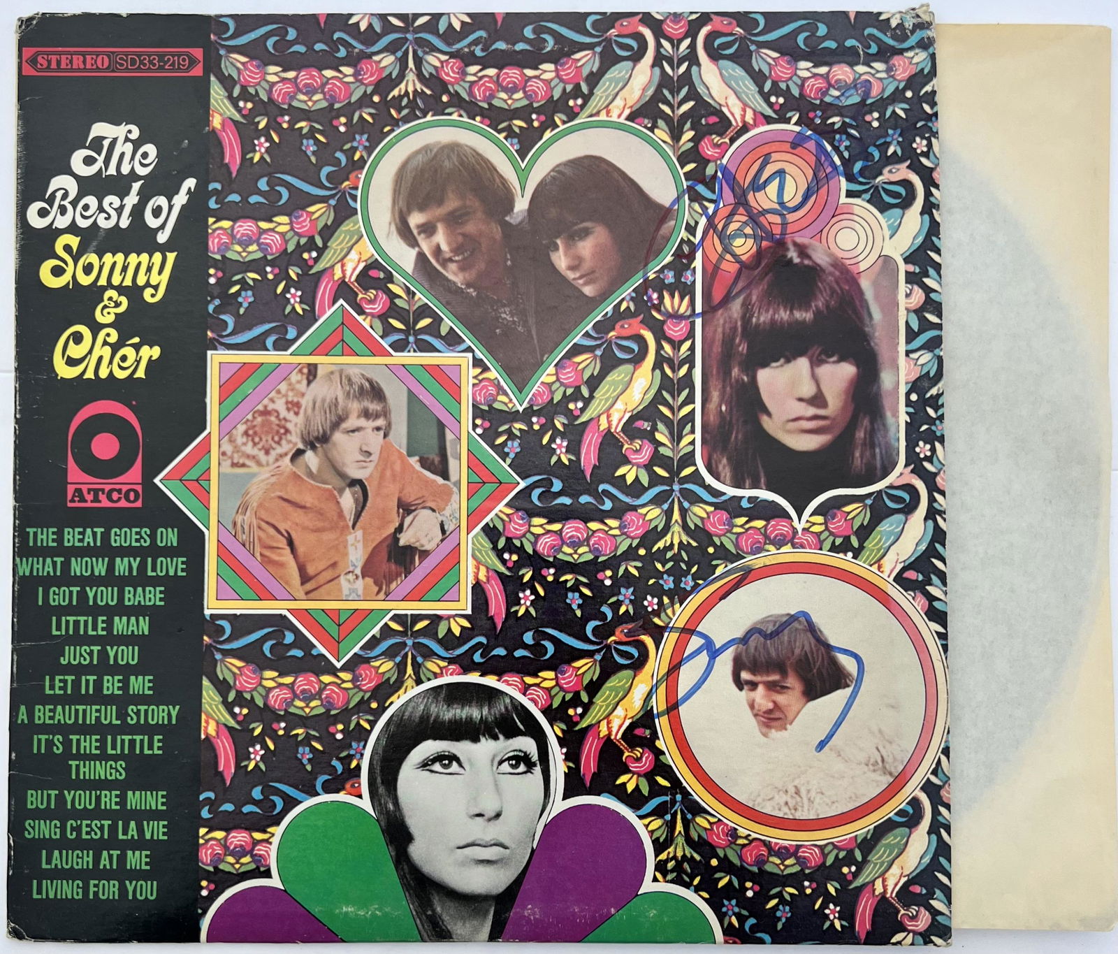 Signed Sonny and Cher Album with Record (1 of 2)