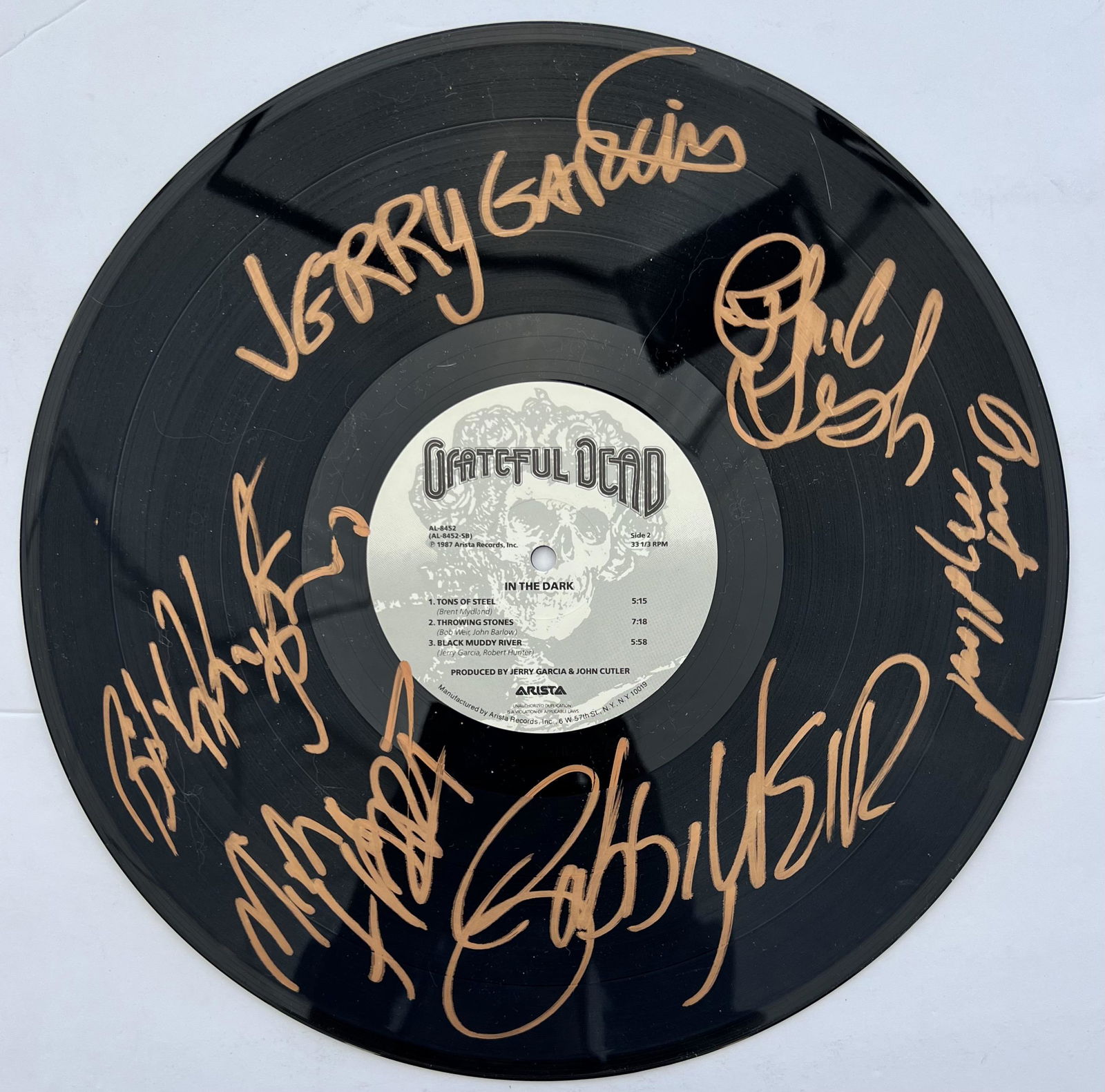 Signed Grateful Dead In The Dark Record (1 of 2)