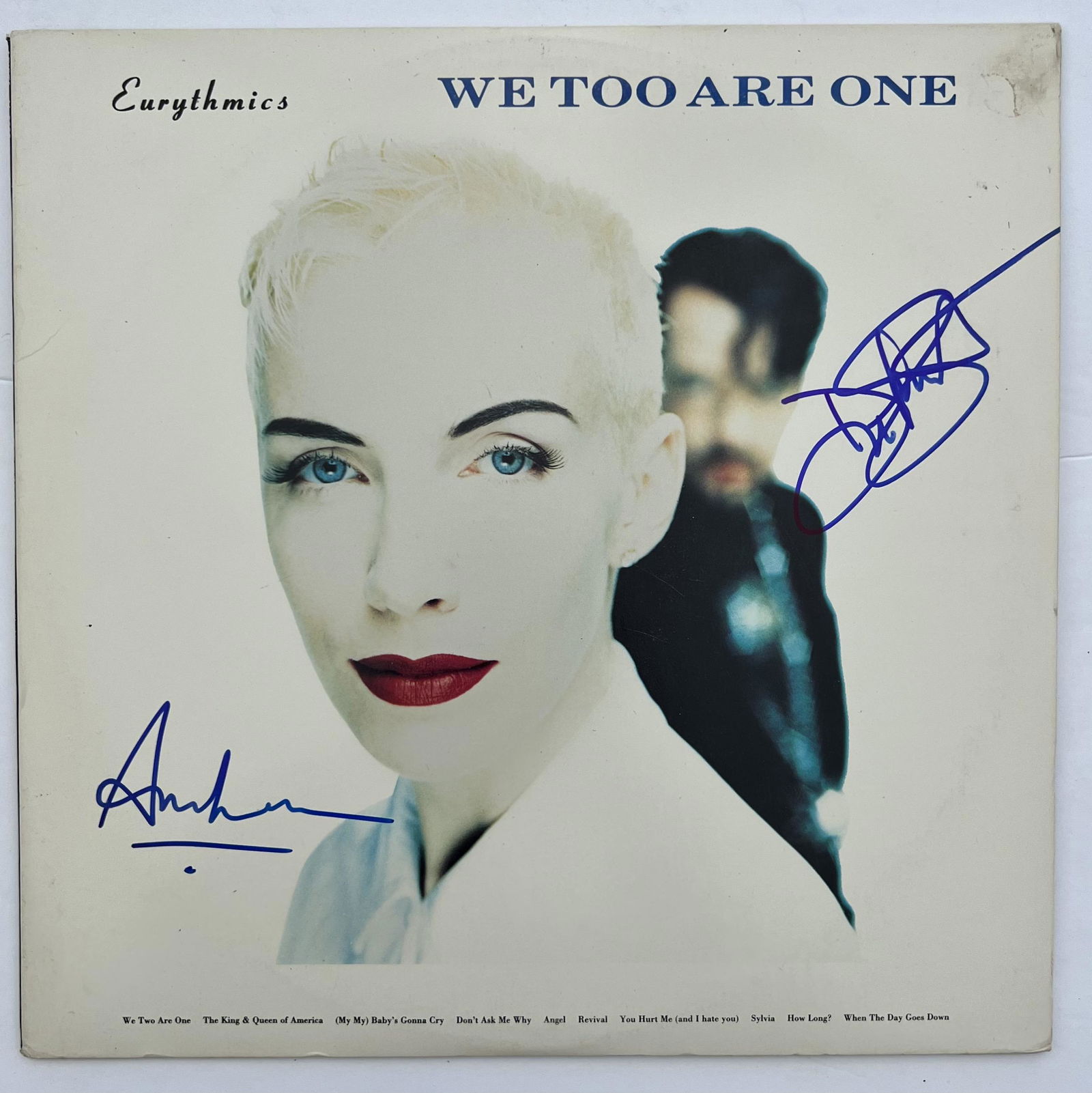 Signed Eurythmics We Too Are Only Album (1 of 2)