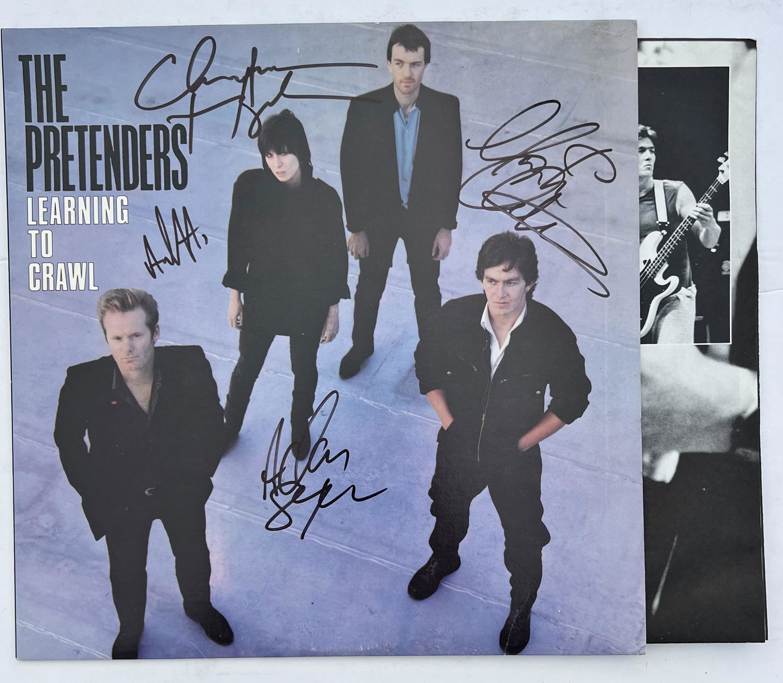 Signed The Pretenders Learning To Crawl LP (1 of 2)