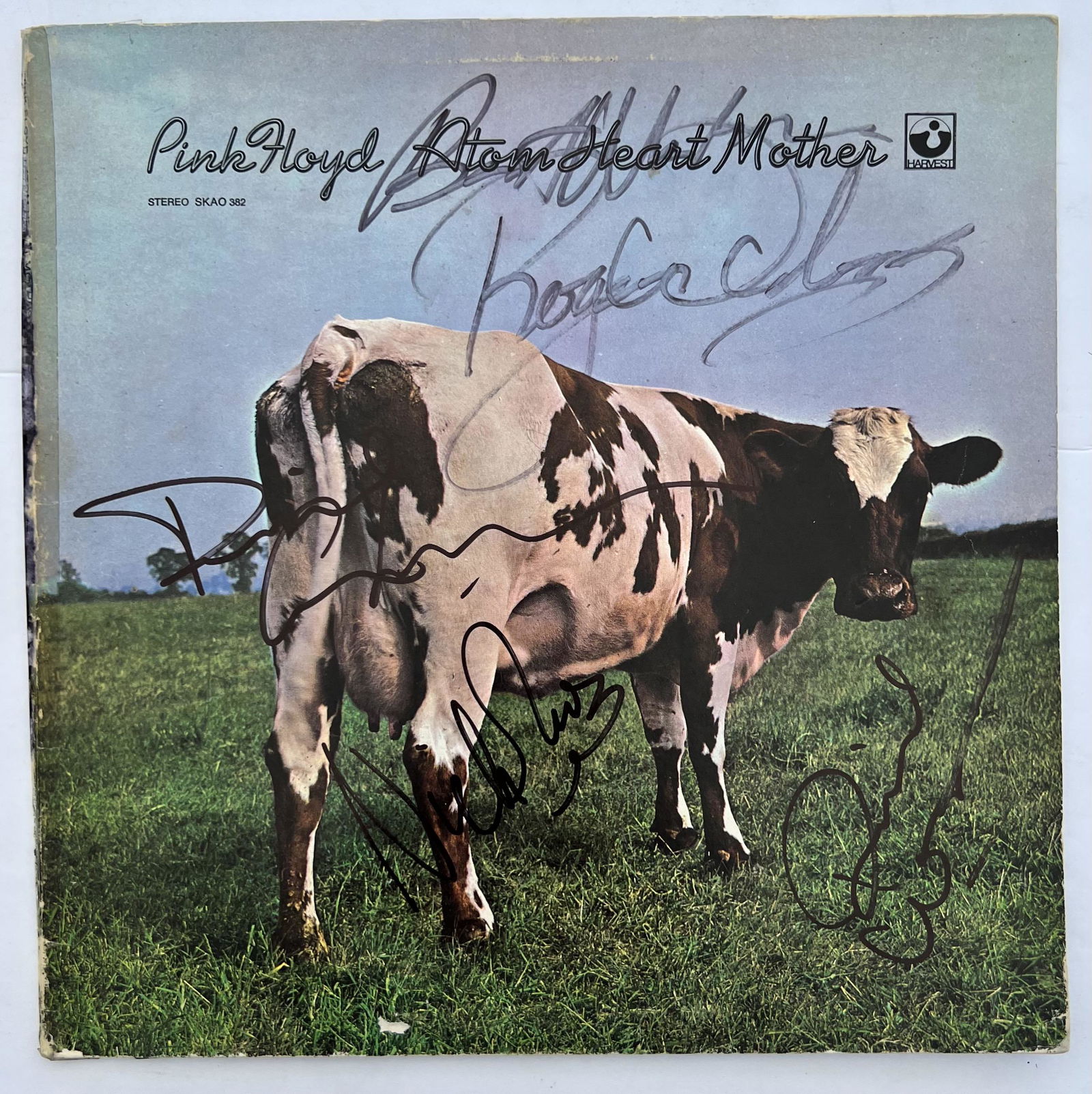 Signed Pink Floyd Atom Heart Mother Cover (1 of 2)