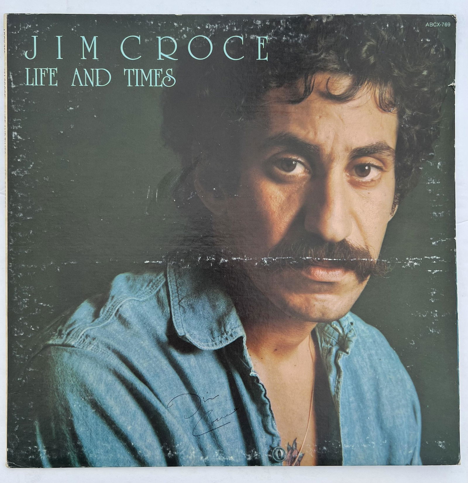 Signed Jim Croce Life and Times Cover (1 of 2)