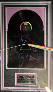 Signed Pink Floyd LP Plaque
