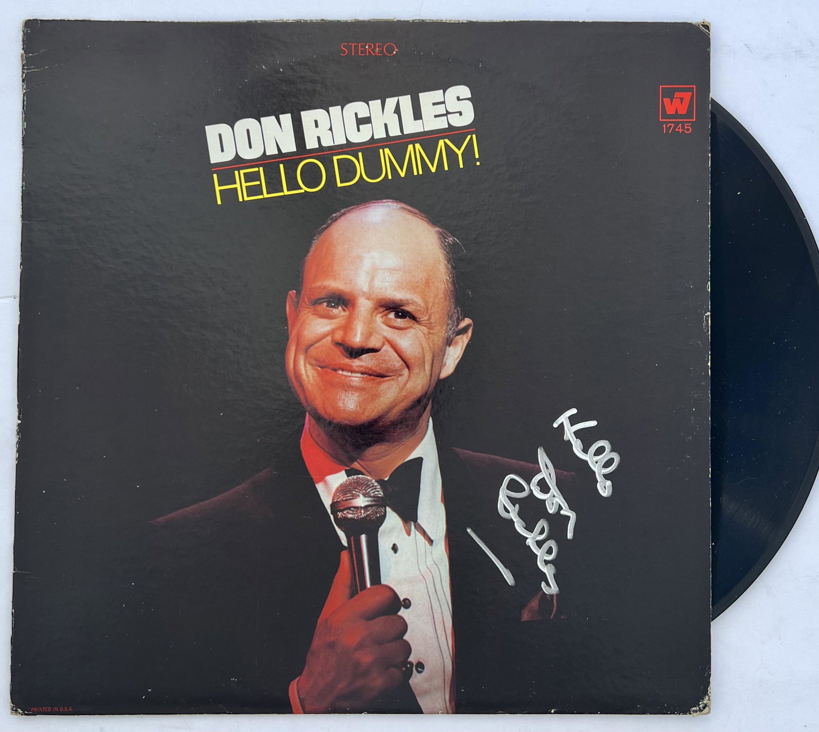 Signed Don Rickles Hello Dummy Record (1 of 2)