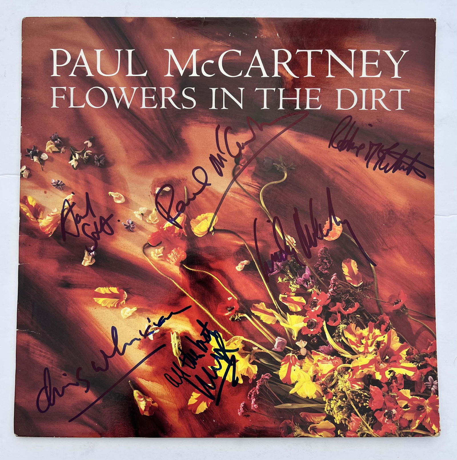 Signed Paul McCartney Album Cover (1 of 2)