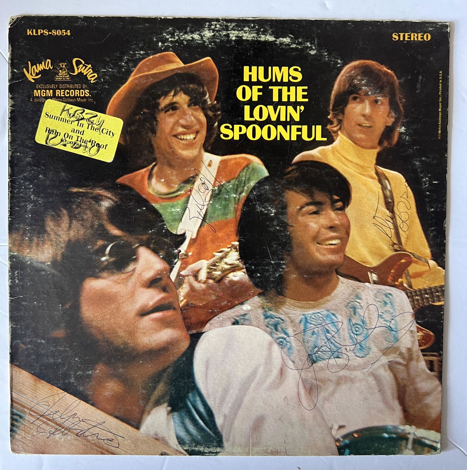 Signed Lovin Spoonful, Hums... Album Cover (1 of 2)