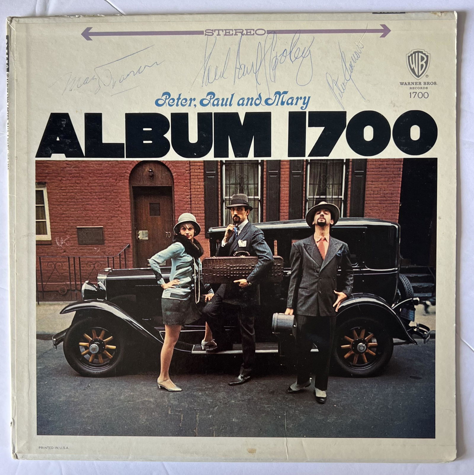 Signed Peter, Paul and Mary Album 1700 (1 of 2)