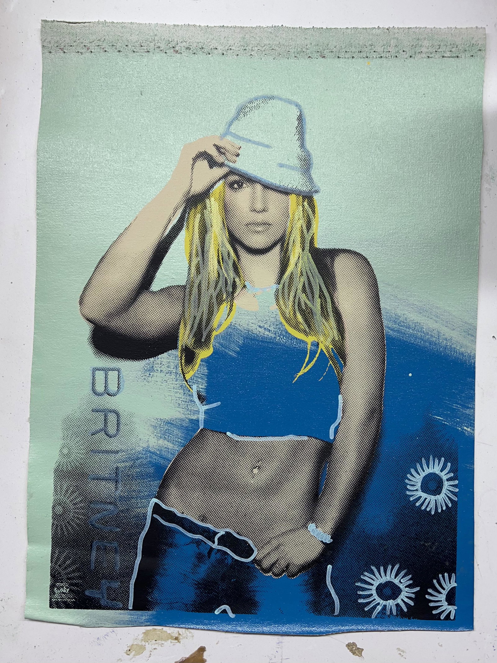 Britney Spears Im a Slave by Steve Kaufman (1 of 2)