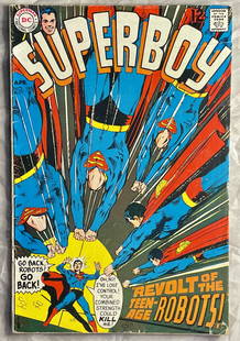 Superboy Comic Book Iss 155 1949: Superboy Comic Book Issue 155 1949 Published By DC Comics. Original Cover Price .12 Cover Art By Neal Adams. Originated from The Steve Kaufman Estate. See Images for Condition 10.25 X 6.625 in.