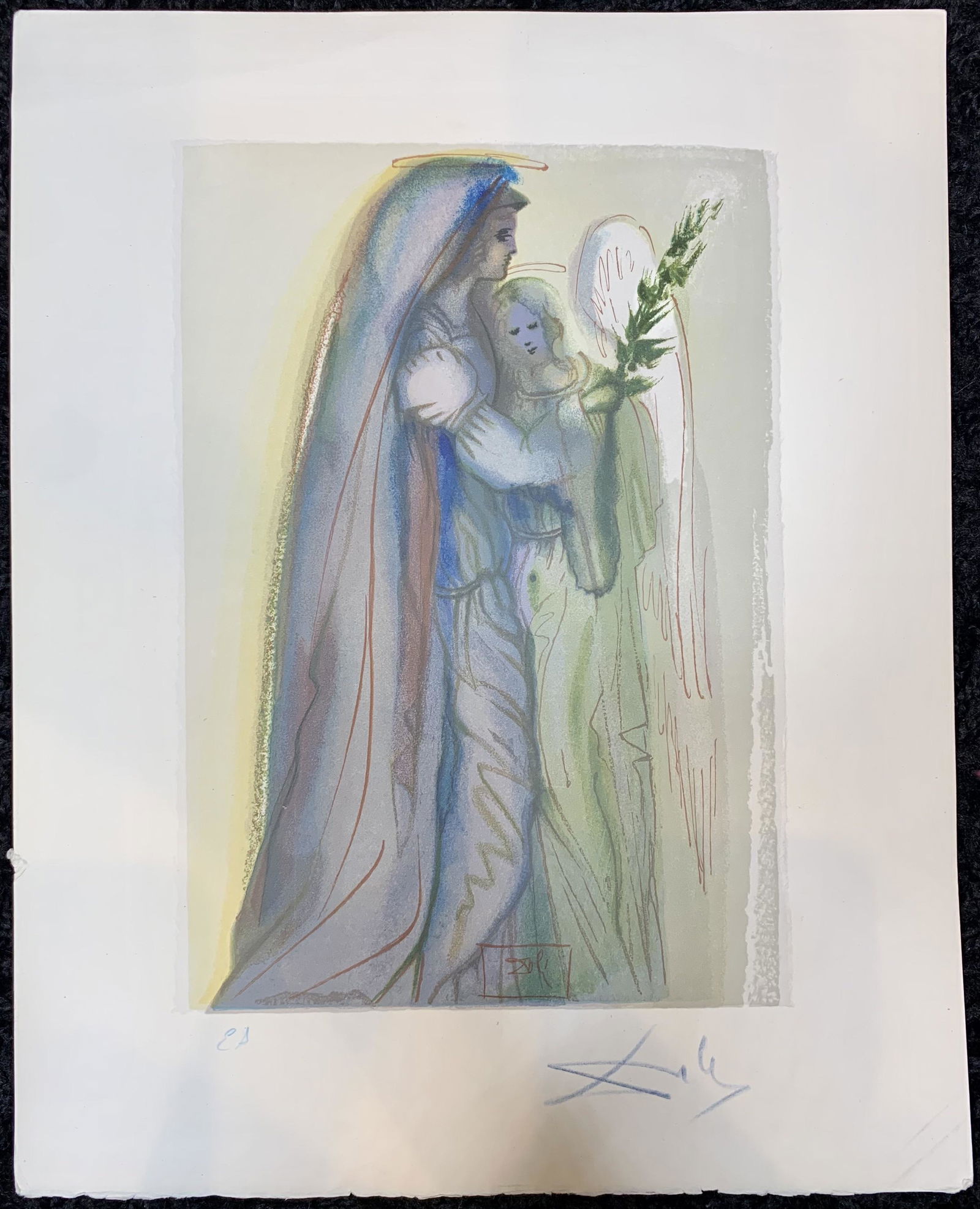 Divine Comedy Canto 32 Heaven by Salvador Dali (1 of 1)