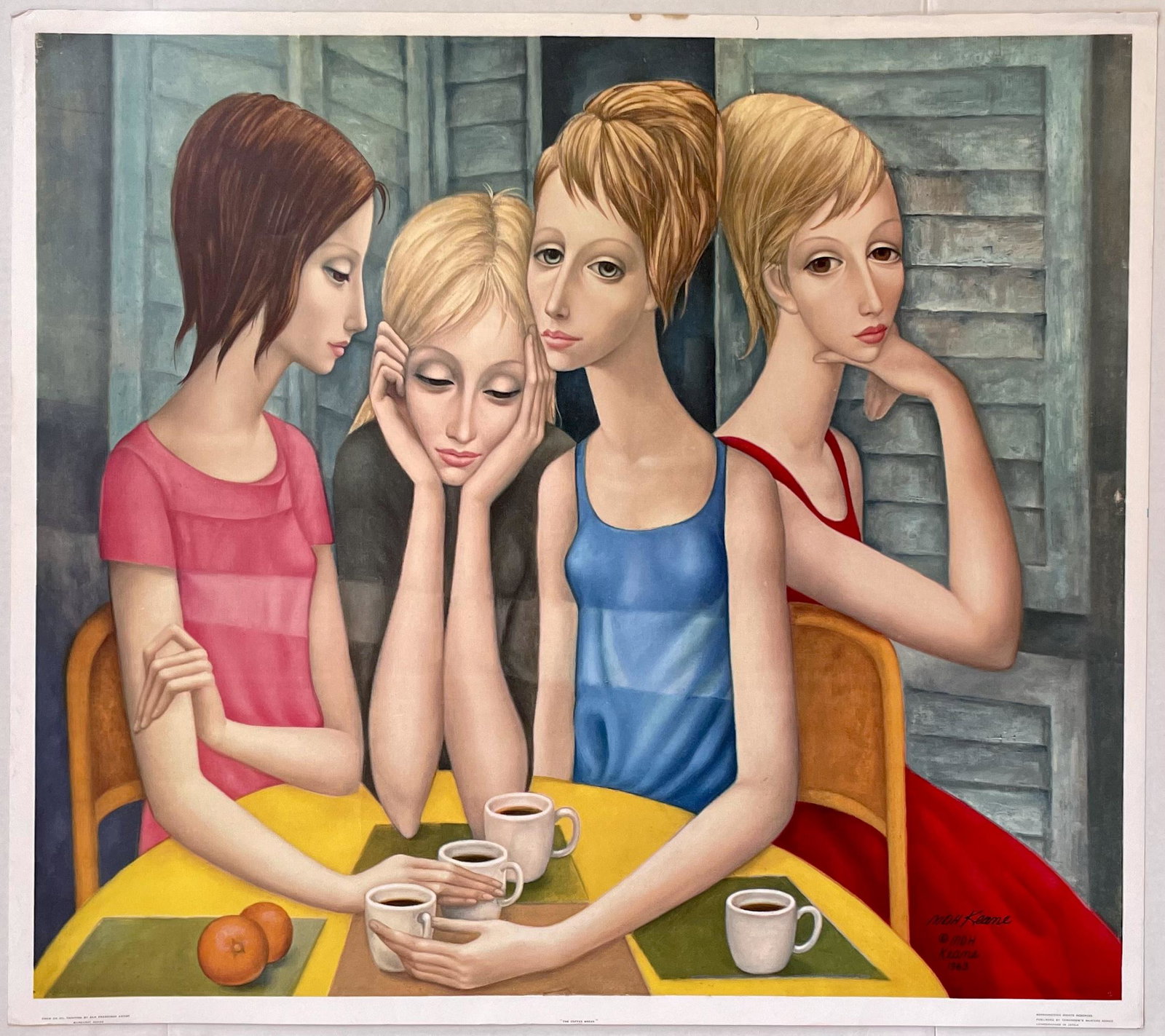 The Coffee Break by Margaret Keane (1 of 2)