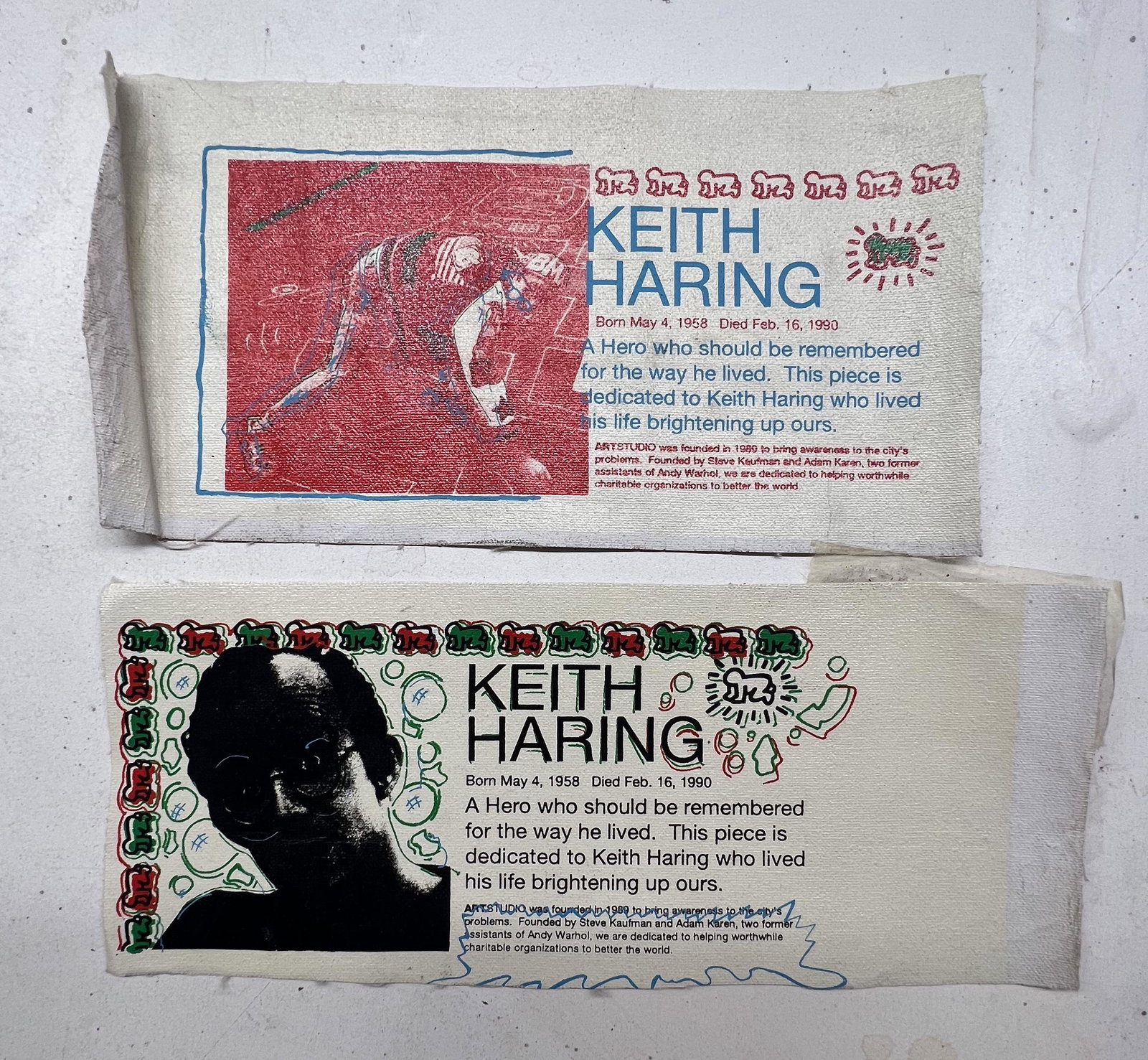Keith Haring Memorial Pieces by Steve Kaufman (1 of 1)