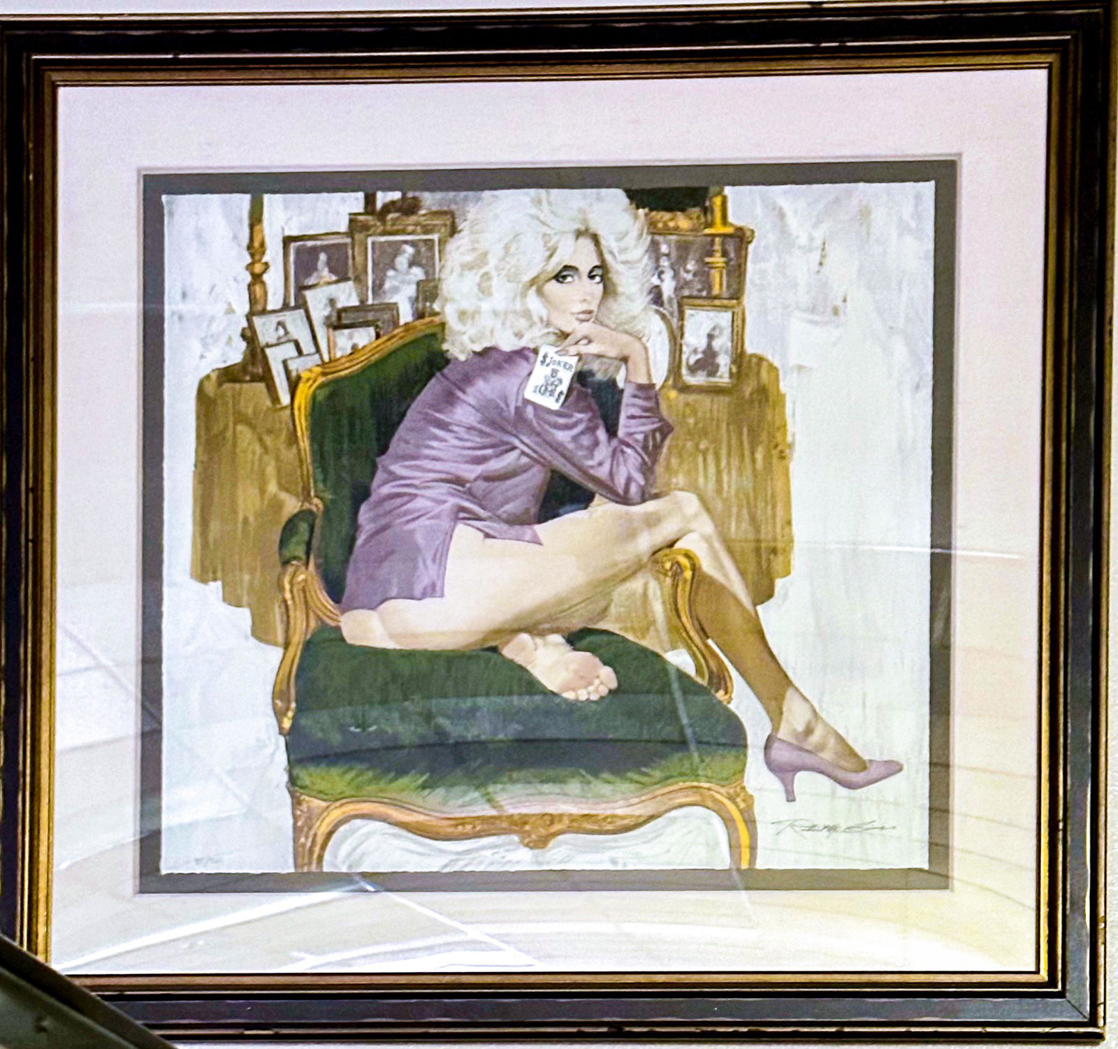 Framed Joker In the Deck by Robert McGinnis (1 of 1)