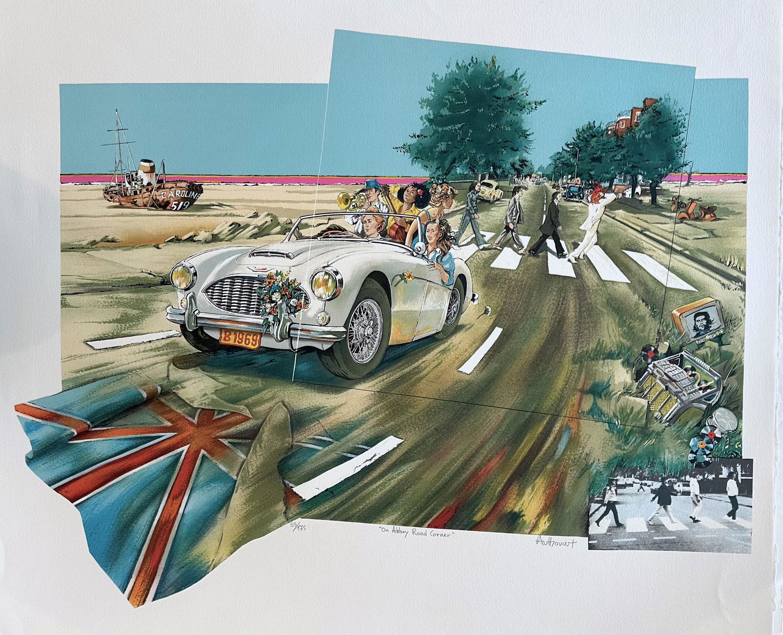 On Abbey Road Corner 55/175 by Daniel Authouart (1 of 3)