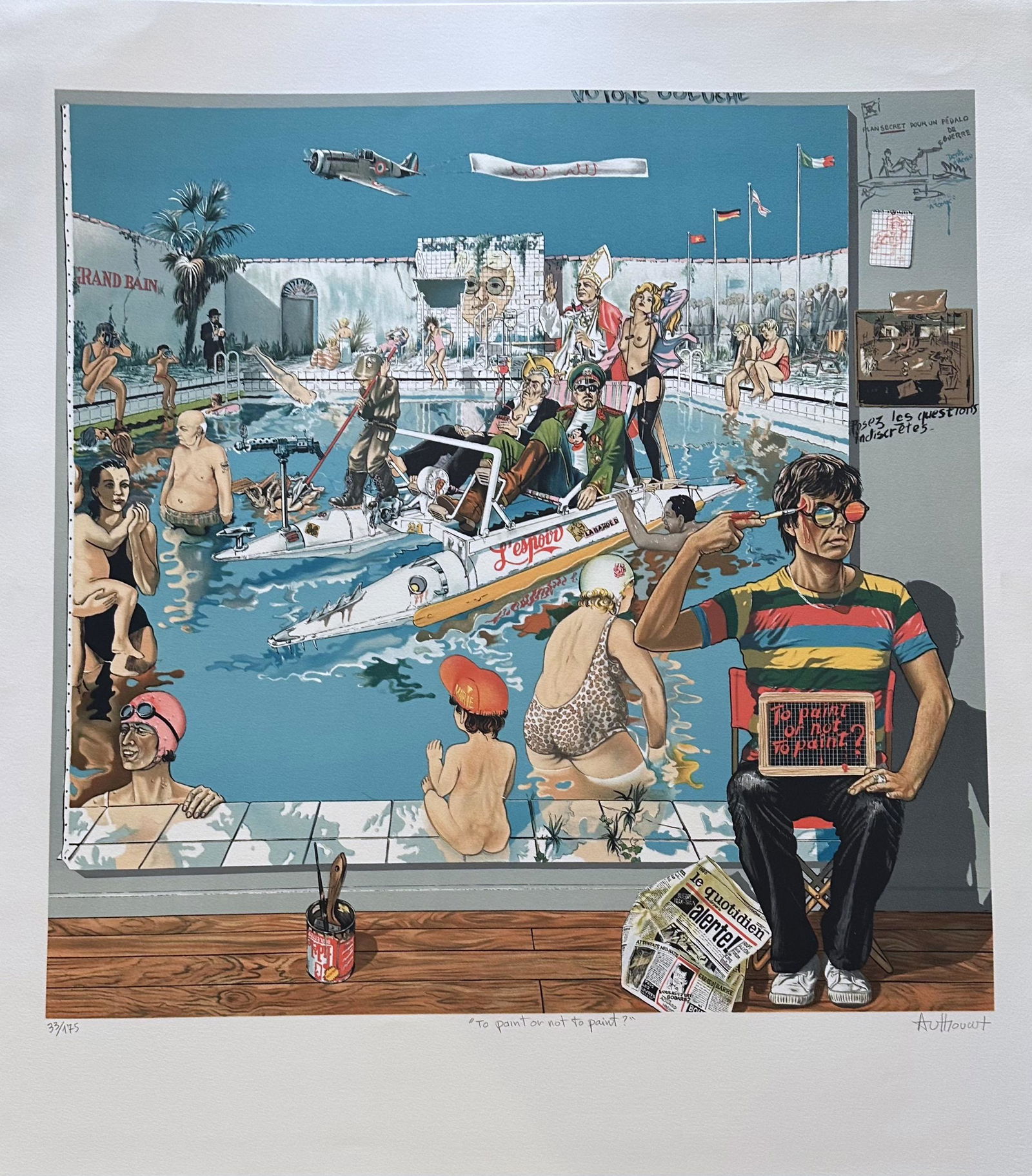 To Paint or Not To Paint EA XXVI/XXXV by Daniel Authouart (1 of 4)