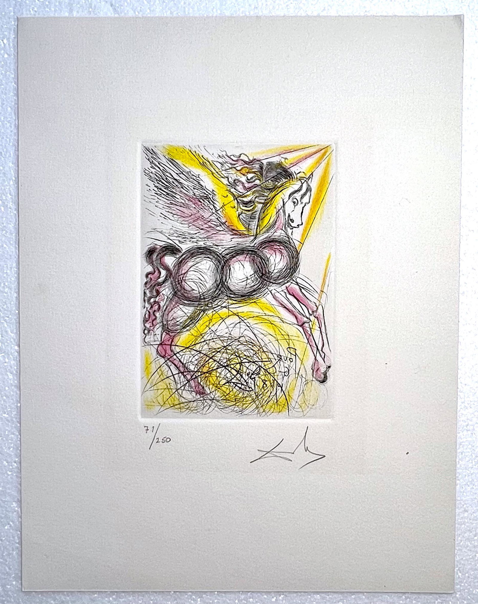 Pegasus Dali Etching by Salvador Dali (1 of 1)
