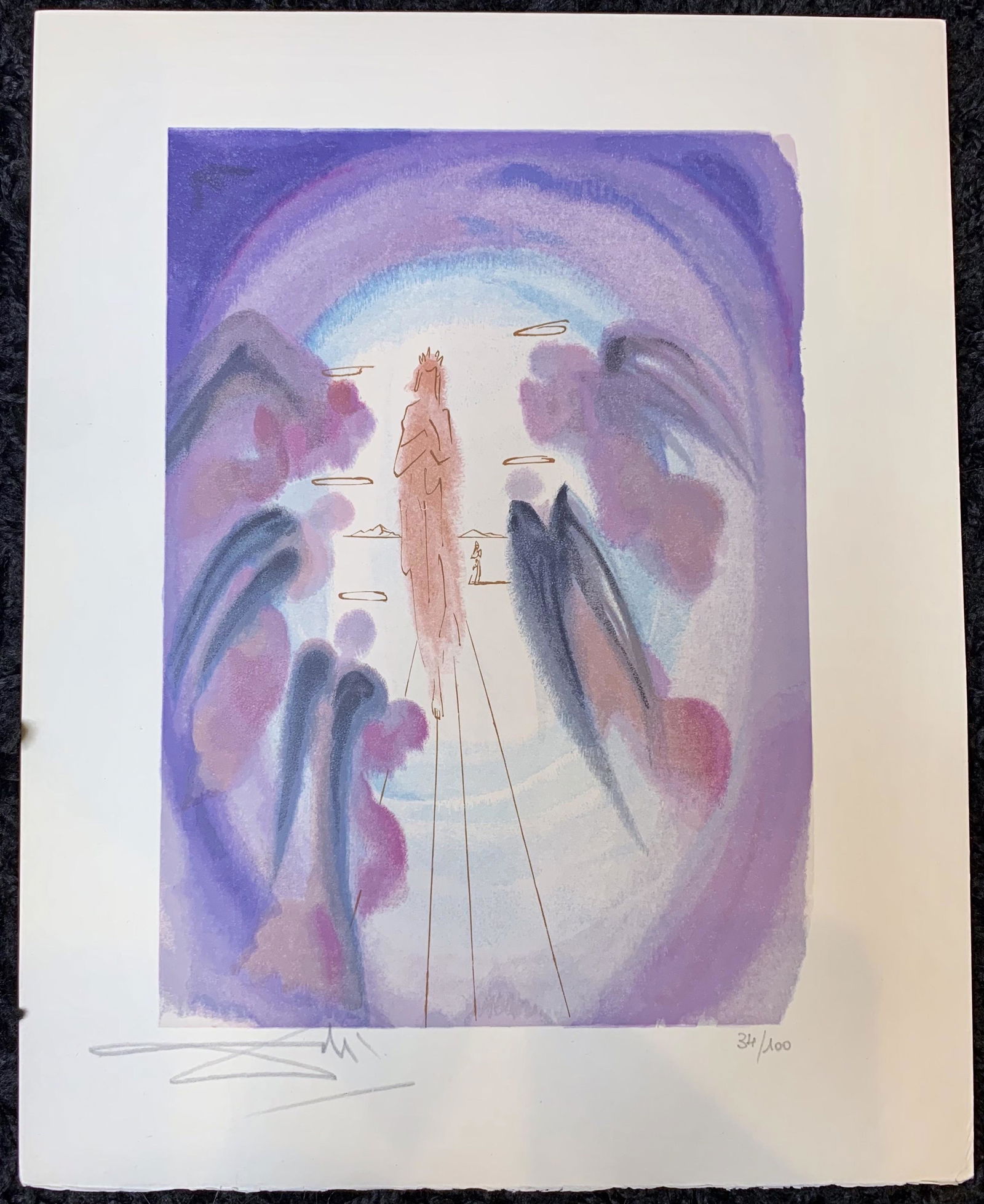 Divine Comedy Canto 25 Heaven by Salvador Dali (1 of 1)